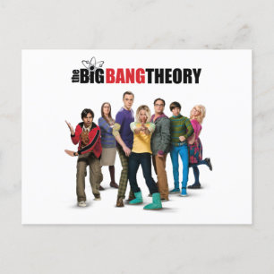 Postal Personajes de la Teoría del Big Bang