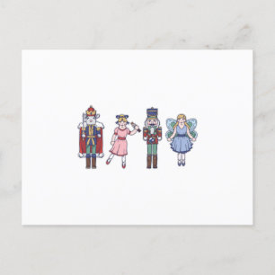 Postal Personajes de Nutcracker