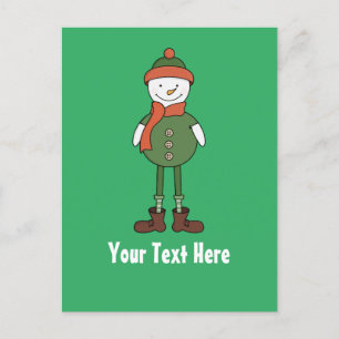 Postal Personalice este Snowman de Guay