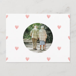 Postal Personalised Photo Valentine's Day Card.