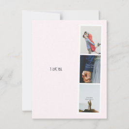 Postal Personalised Photo Valentine's Day Love Card.