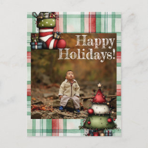Postal Personaliza la foto de Navidad