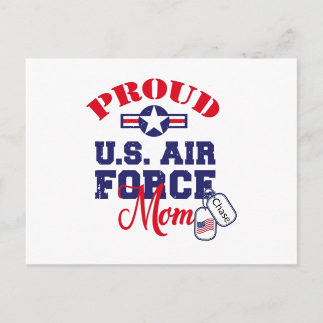 Postal Personaliza la placa de identificación de la madre (Anverso)