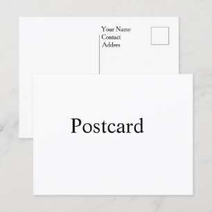 Postal personaliza simple personalizado básico semi brill