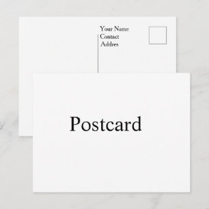 Postal personaliza simple Signature Mate personalizado