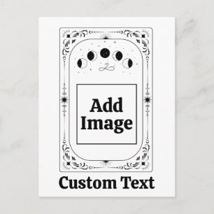 Postal Personaliza Tarot Zodíaco Astrología Fortuna Mágic
