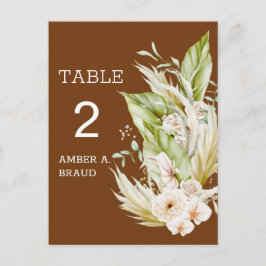 Postal Personalizable acuarela Pampas Poster