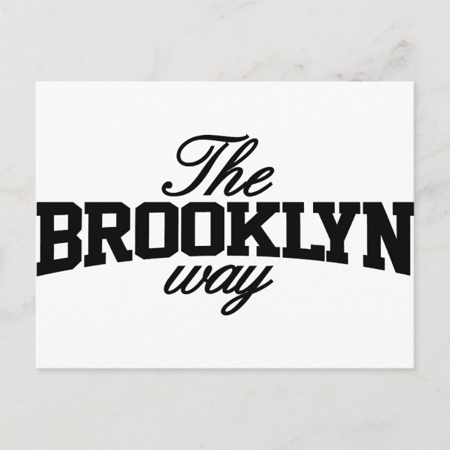 Postal Personalizable Brooklyn (Anverso)