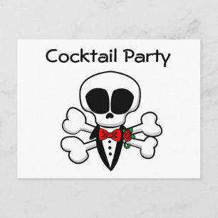 Postal Personalizable completo Skull Groom