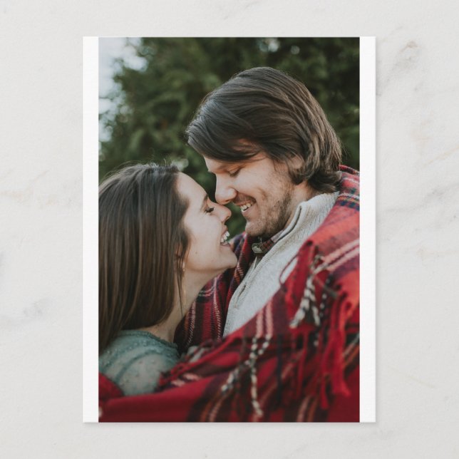 Postal Personalizable de 2 lados Elegantes Desplazamiento (Anverso)