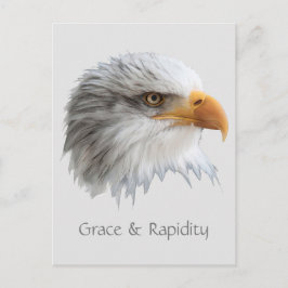 Postal Personalizable de Gracia y Rapidez del águila calv