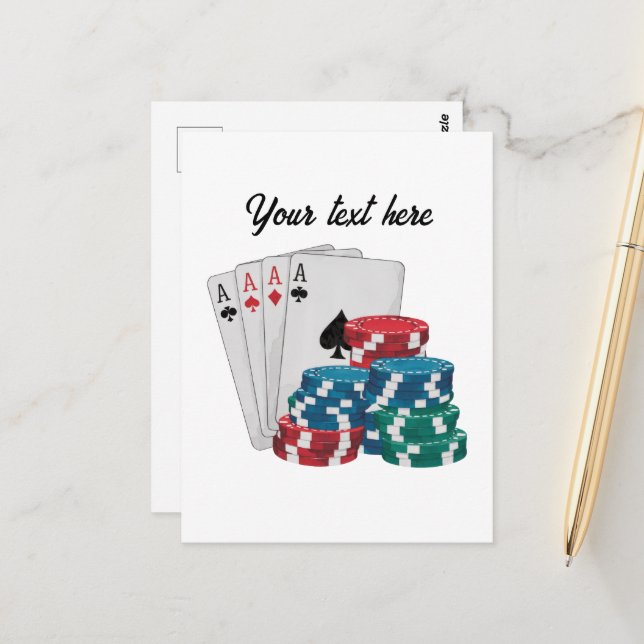 Postal personalizable de juego de Guay Casino (Anverso/Reverso In Situ)