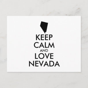 Postal Personalizable MANTÉN LA CALMA y AMA NEVADA