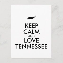 Postal Personalizable MANTENER CALMA Y AMAR A TENNESSEE