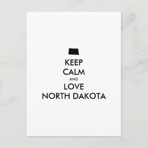 Postal Personalizable MANTENER LA CALMA Y AMAR A DAKOTA D