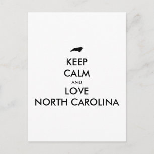 POSTAL PERSONALIZABLE MANTENER LA CALMA Y AMAR CAROLINA D