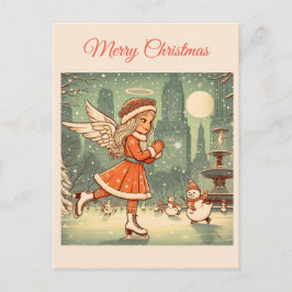 Postal Personalizable Navidades de NYC Angel