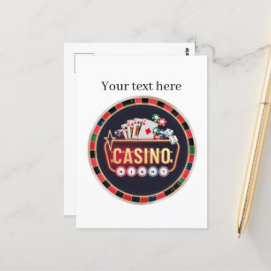 Postal personalizable nocturno de Guay Casino
