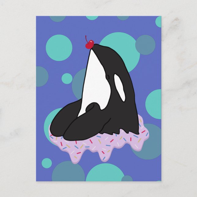 Postal Personalizable Orca Killer Whale (Anverso)