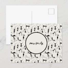 Postal Personalizable Purr-fectamente Cat
