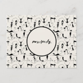 Postal Personalizable Purr-fectamente Cat
