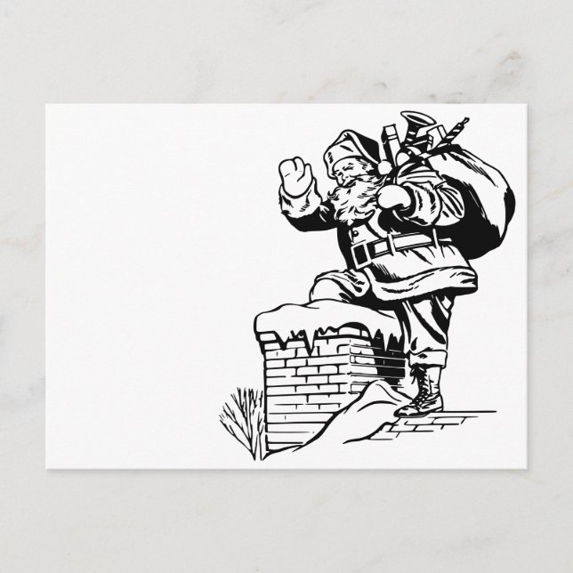 Postal Personalizable Santa (Anverso)