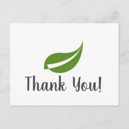 Postal Personalizable Sencillo Sacudir Gracias Postcard