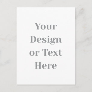 Postal Personalizable Su diseño o texto aquí Personalizad