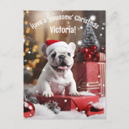 Postal Personalizable Winter Whiskers Wonderland