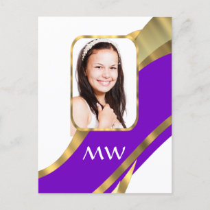 Postal Personalización de la plantilla de fotos