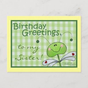 Postal Personalización del cumpleaños de la mosca Dragon
