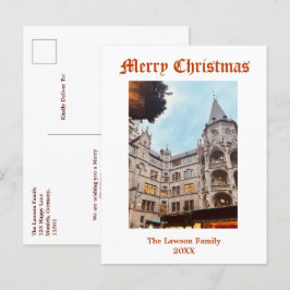 Postal Personalización del mercado de Navidades Munich Al