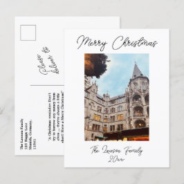 Postal Personalización del mercado de Navidades Munich Al
