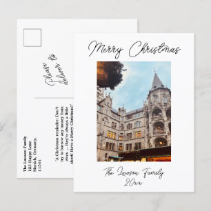 Postal Personalización del mercado de Navidades Munich Al