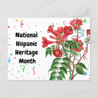 Postal Personalización del Mes del Patrimonio Nacional Hi