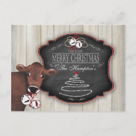 Postal personalizada Merry Christmas Jingle Bells