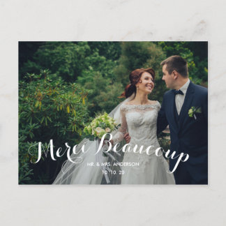 Postal Personalizado 2 Fotomontología Gracias Boda Beauco