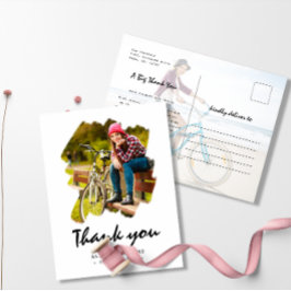 Postal Personalizado 2 Graduación de pincel fotográfico G