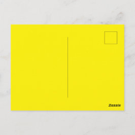 Postal Personalizado Amarillo Brillante Imagen Perfecta E