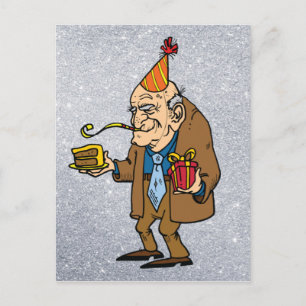 Postal personalizado anciano