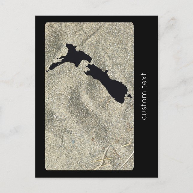 POSTAL PERSONALIZADO AOTEAROA KIWI DE NUEVA ZELANDIA AREN (Anverso)