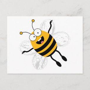 Postal Personalizado Bee
