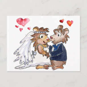 Postal Personalizado Boda Pareja