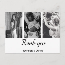 Postal Personalizado, Bodas Fotos, Gracias.
