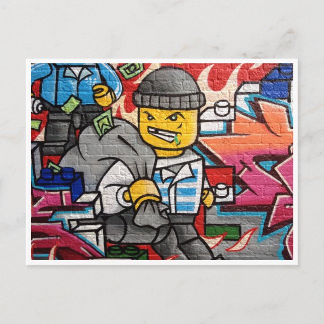 Postal personalizado burglar (Anverso)