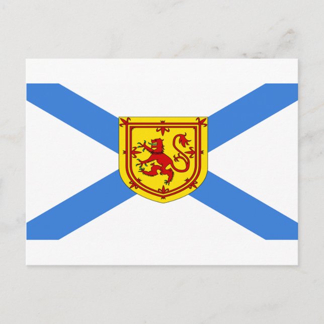 Postal Personalizado Canadá NOva Scotia Flag (Anverso)
