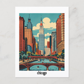 Postal personalizado Chicago Illinois