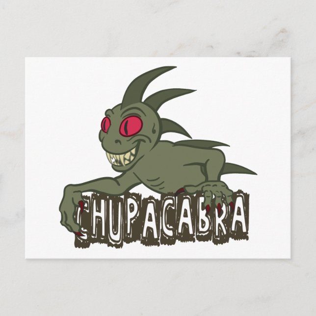 Postal Personalizado Chupacabra (Anverso)