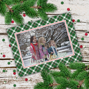 Postal Personalizado Clásico Rojo Verde Azul Blanco Pinta