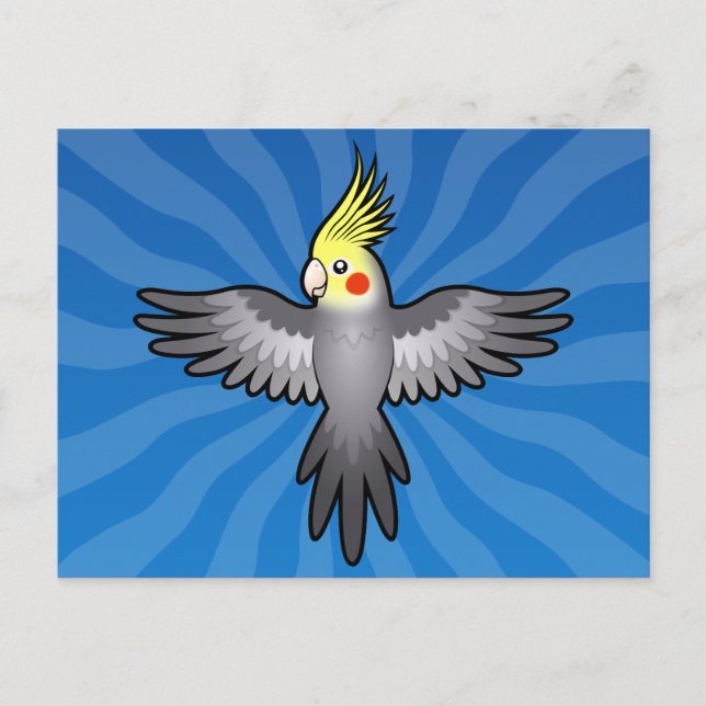 Postal Personalizado Cockatiel (Anverso)
